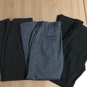 COLLECTION OF 3 PAIRS OF EXPRESS PANTS. SIZE: 4 S.